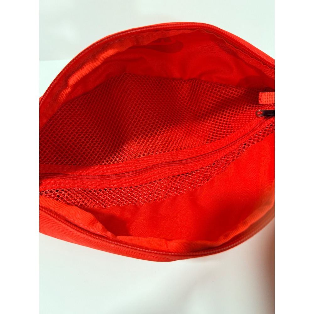Nike Heritage Waist Pack Unisex OS Red Good Adjustable Strap Logo Fanny Bag - Picture 3 of 9